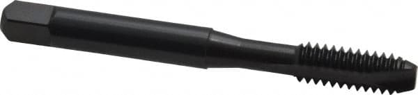 Spiral Point Tap: 1/4-20 UNC, 2 Flutes, Bottoming, 3B Class of Fit, High Speed Steel, Oxide Coated MPN:1230101