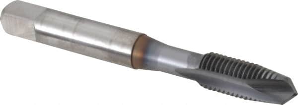 Spiral Point Tap: 5/16-24 UNF, 2 Flutes, Plug, 2B Class of Fit, High Speed Steel, TiCN Coated MPN:1236208