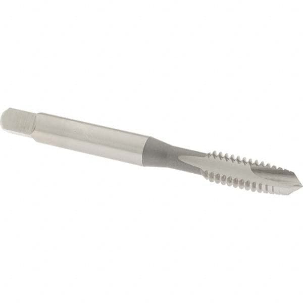 Spiral Point Tap: 1/4-20 UNC, 2 Flutes, Plug, 2B Class of Fit, High Speed Steel, Bright Finish MPN:1240000