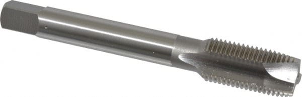 Spiral Point Tap: 1/2-20 UNF, 3 Flutes, Plug, 2B Class of Fit, High Speed Steel, Bright Finish MPN:1242600