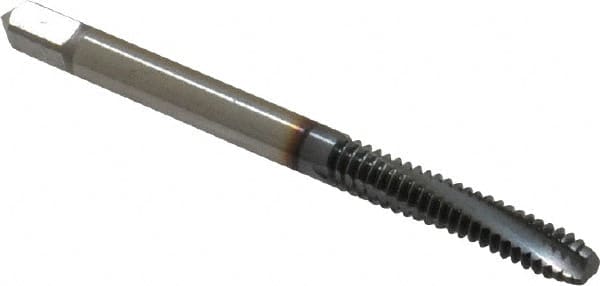 Spiral Flute Tap: #10-24 UNC, 3 Flutes, Modified Bottoming, 2B/3B Class of Fit, Powdered Metal, TICN Coated MPN:1305711008