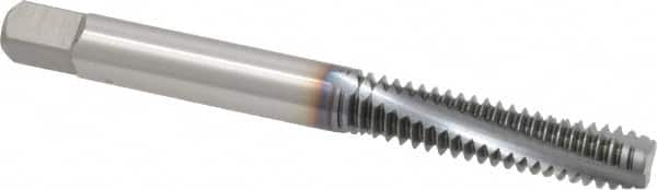 Spiral Flute Tap: 1/4-20 UNC, 3 Flutes, Modified Bottoming, 3B Class of Fit, Powdered Metal, TICN Coated MPN:1305711308