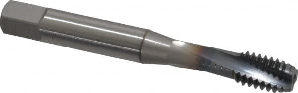 Spiral Flute Tap: 5/16-18 UNC, 3 Flutes, Modified Bottoming, 3B Class of Fit, Powdered Metal, TICN Coated MPN:1305711708