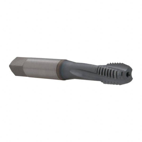 Spiral Flute Tap: 3/8-16 UNC, 3 Flutes, Modified Bottoming, 2B Class of Fit, Powdered Metal, TICN Coated MPN:1305712208