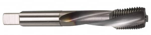 Spiral Flute Tap: 1/4-28 UNF, 3 Flutes, Modified Bottoming, Powdered Metal, TICN Coated MPN:1305714608