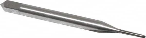 Spiral Point Tap: #00-90 UNS, 2 Flutes, Plug, High Speed Steel, Bright Finish MPN:1320000