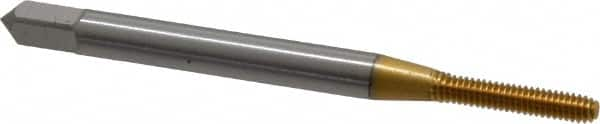 Thread Forming Tap: #2-56 UNC, Modified Bottoming, Cobalt, TiN Coated MPN:1400102505