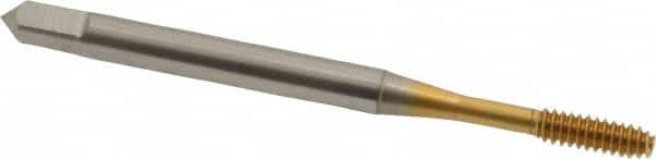 Thread Forming Tap: #4-40 UNC, Modified Bottoming, Cobalt, TiN Coated MPN:1400105305