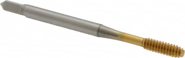 Thread Forming Tap: #6-32 UNC, Modified Bottoming, Cobalt, TiN Coated MPN:1400110405