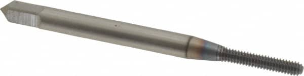 Thread Forming Tap: #2-56 UNC, Bottoming, Powdered Metal High Speed Steel, TiCN Coated MPN:1405000808