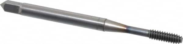 Thread Forming Tap: #4-40 UNC, Modified Bottoming, Powdered Metal High Speed Steel, TiCN Coated MPN:1405002508