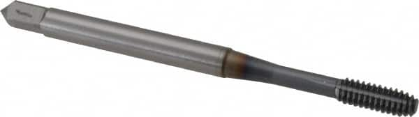 Thread Forming Tap: #5-40 UNC, Modified Bottoming, Powdered Metal High Speed Steel, TiCN Coated MPN:1405002908