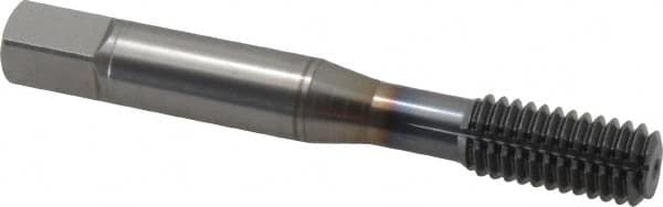 Thread Forming Tap: 3/8-16 UNC, Bottoming, Powdered Metal High Speed Steel, TiCN Coated MPN:1405010408