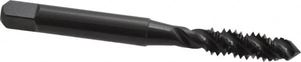 Spiral Flute Tap: 1/4-20 UNC, 3 Flutes, Plug, 3B Class of Fit, High Speed Steel, Oxide Coated MPN:1430001