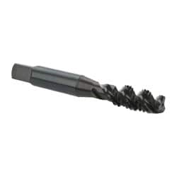 Spiral Flute Tap: 3/8-16 UNC, 3 Flutes, Plug, 3B Class of Fit, High Speed Steel, Oxide Coated MPN:1430801