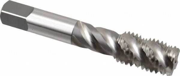 Spiral Flute Tap: 3/4-10 UNC, 4 Flutes, Bottoming, High Speed Steel, Bright/Uncoated MPN:1433700