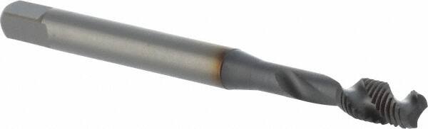 Spiral Flute Tap: 1/4-28 UNF, 2 Flutes, Modified Bottoming, 3B Class of Fit, Powdered Metal, TICN Coated MPN:1650501908