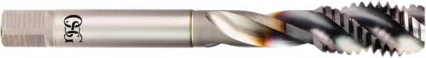 Spiral Flute Tap: 3/8-24 UNF, 3 Flutes, Modified Bottoming, 3B Class of Fit, Powdered Metal, TICN Coated MPN:1650502708