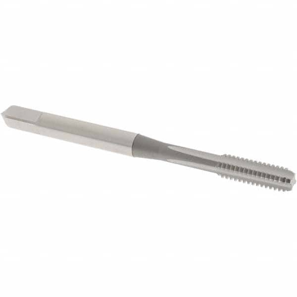 Straight Flute Tap: #8-32 UNC, 4 Flutes, Bottoming, 2B Class of Fit, High Speed Steel, Bright/Uncoated MPN:1650600