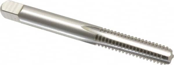Straight Flute Tap: #8-36 UNF, 4 Flutes, Plug, 2B/3B Class of Fit, High Speed Steel, Bright/Uncoated MPN:1650700
