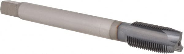 Spiral Point Tap: M12x1.00 Metric Fine, 3 Flutes, Plug, 6H Class of Fit, Powdered Metal, TiCN Coated MPN:1651001408