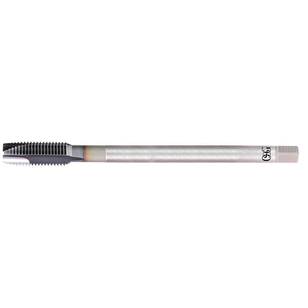 Spiral Point Tap: M3x0.50, 3 Flutes, Plug, 6H Class of Fit, Powdered Metal, V Coated MPN:1653001308