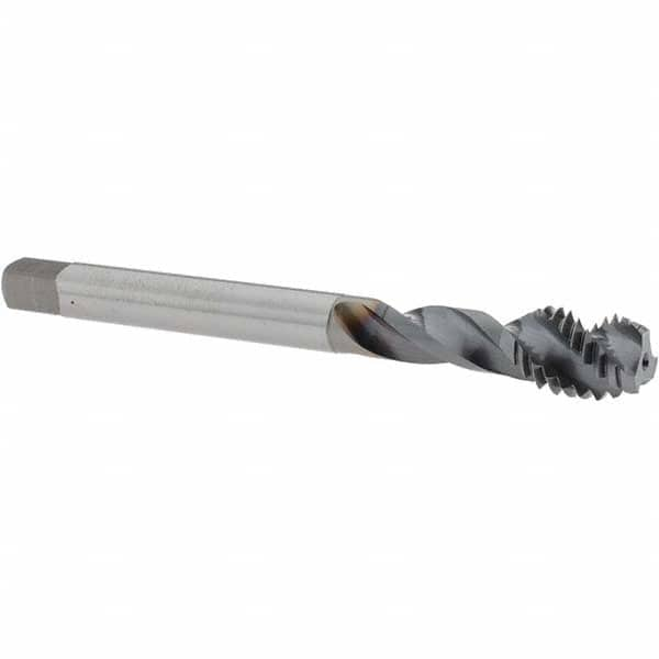 Spiral Flute Tap: 1/2-13 UNC, 3 Flutes, Semi-Bottoming, 2B Class of Fit, Powdered Metal, V Coated MPN:1654500908