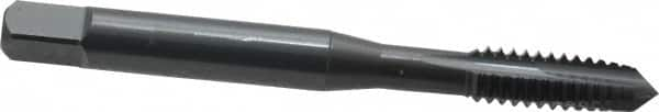 Spiral Point Tap: 1/4-20 UNC, 3 Flutes, Plug, 2B Class of Fit, Powdered Metal, Oxide Coated MPN:1700201