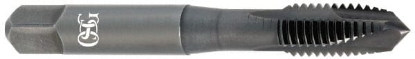 Spiral Point Tap: 1/4-28 UNF, 3 Flutes, Plug, Powdered Metal, Oxide Coated MPN:1700401