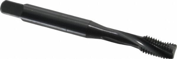Spiral Flute Tap: 1/4-28 UNF, 3 Flutes, Modified Bottoming, Powdered Metal, Oxide Coated MPN:1703701