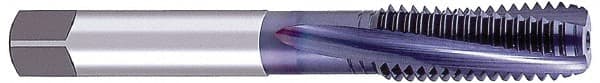 Spiral Flute Tap: 7/16-14 UNC, 3 Flutes, Modified Bottoming, Powdered Metal, TICN Coated MPN:1704708
