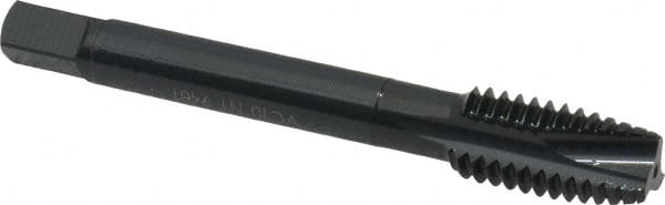 Spiral Point Tap: 7/16-14 UNC, 3 Flutes, Plug, Powdered Metal, Oxide Coated MPN:1708301