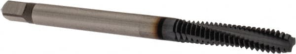 Spiral Flute Tap: #6-32 UNC, 3 Flutes, Modified Bottoming, 2B Class of Fit, Powdered Metal, TICN Coated MPN:1709108