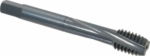 Spiral Flute Tap: 7/16-14 UNC, 3 Flutes, Modified Bottoming, Powdered Metal, Oxide Coated MPN:1720301