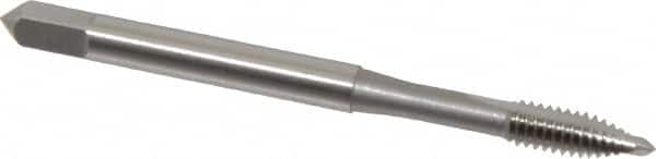 Spiral Point Tap: #8-32 UNC, 2 Flutes, Plug, High Speed Steel, Bright Finish MPN:1721200