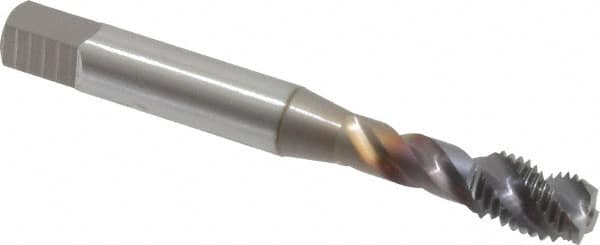 Spiral Flute Tap: 5/16-24 UNF, 3 Flutes, Modified Bottoming, 2B Class of Fit, Vanadium High Speed Steel, TICN Coated MPN:1722908
