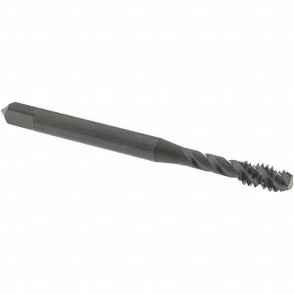 Spiral Flute Tap: #10-24 UNC, 3 Flutes, Modified Bottoming, Vanadium High Speed Steel, Oxide Coated MPN:1724501