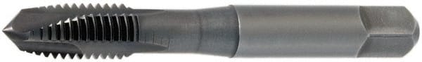 Spiral Point Tap: 9/16-18 UNF, 3 Flutes, Plug, 3B Class of Fit, Vanadium High Speed Steel, TiN Coated MPN:1725105