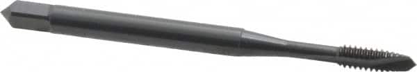 Spiral Point Tap: #4-40 UNC, 2 Flutes, Plug, Vanadium High Speed Steel, Oxide Coated MPN:1734801