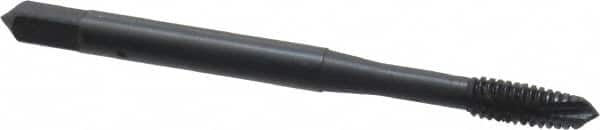 Spiral Point Tap: #8-32 UNC, 3 Flutes, Plug, 3B Class of Fit, Vanadium High Speed Steel, Oxide Coated MPN:1735901