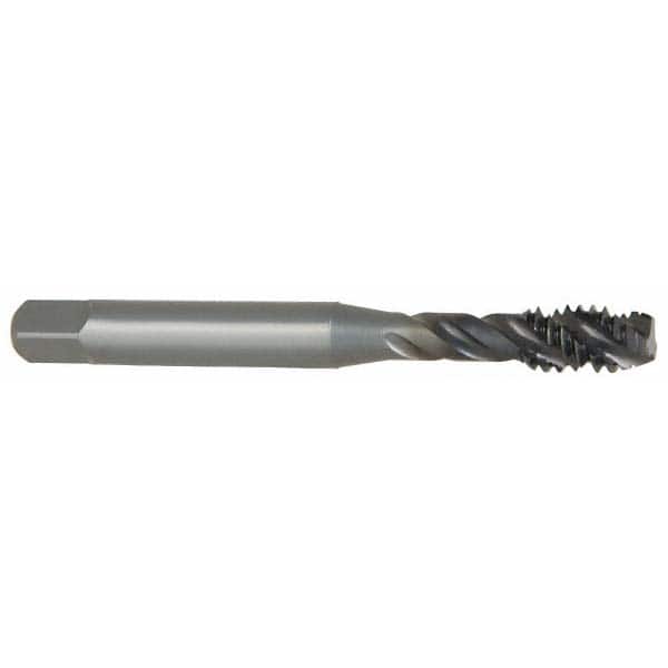 Spiral Flute Tap: M18x1.50 Metric Fine, 3 Flutes, Modified Bottoming, Vanadium High Speed Steel, Oxide Coated MPN:1746301