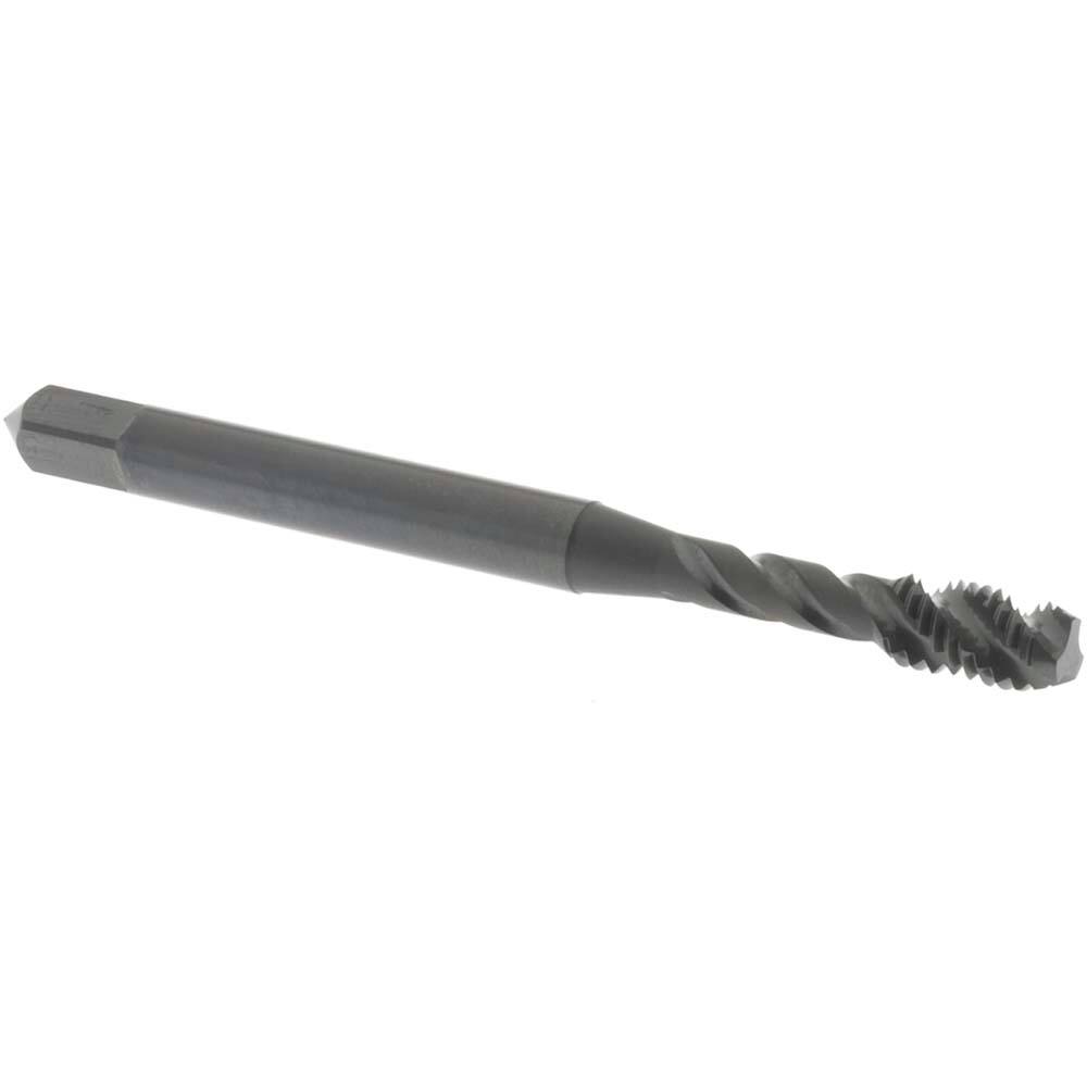 Spiral Flute Tap: #10-32 UNF, 3 Flutes, Modified Bottoming, Vanadium High Speed Steel, Oxide Coated MPN:1747701