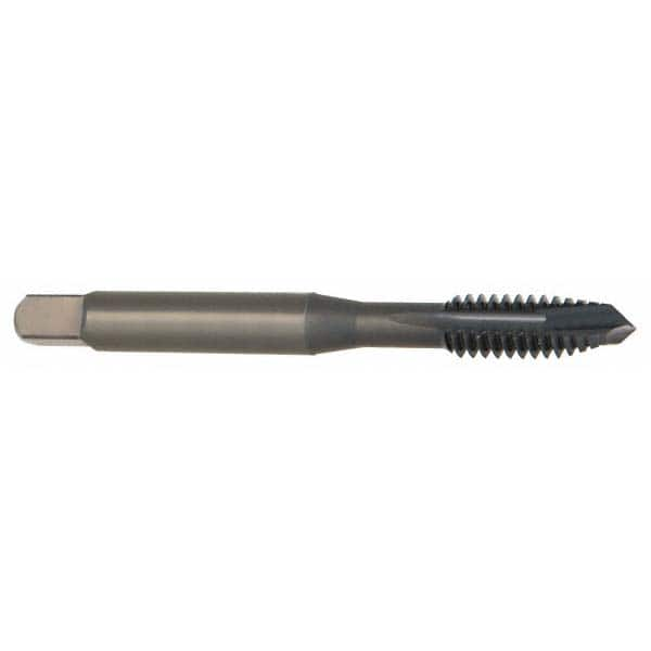 Spiral Point Tap: M6x1.00 Metric Coarse, 3 Flutes, Plug, 6H Class of Fit, Vanadium High Speed Steel, TiCN Coated MPN:1751008