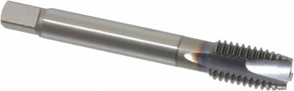 Spiral Point Tap: M12x1.75 Metric Coarse, 3 Flutes, Plug, 6H Class of Fit, Vanadium High Speed Steel, TiCN Coated MPN:1751908
