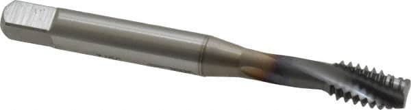 Spiral Flute Tap: 1/4-20 UNC, 3 Flutes, Modified Bottoming, 3B Class of Fit, Powdered Metal, TICN Coated MPN:1752608