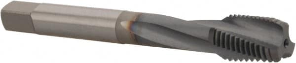 Spiral Flute Tap: 7/16-20 UNF, 3 Flutes, Modified Bottoming, Powdered Metal, TICN Coated MPN:1753308