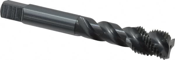 Spiral Flute Tap: M14x1.50 Metric Fine, 3 Flutes, Bottoming, Vanadium High Speed Steel, Oxide Coated MPN:1756101