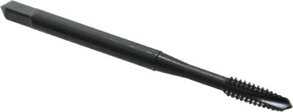 Spiral Point Tap: #6-32 UNC, 3 Flutes, Plug, 2B Class of Fit, Powdered Metal, Oxide Coated MPN:1757201