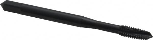 Spiral Point Tap: #8-32 UNC, 3 Flutes, Plug, 2B Class of Fit, Powdered Metal, Oxide Coated MPN:1757301