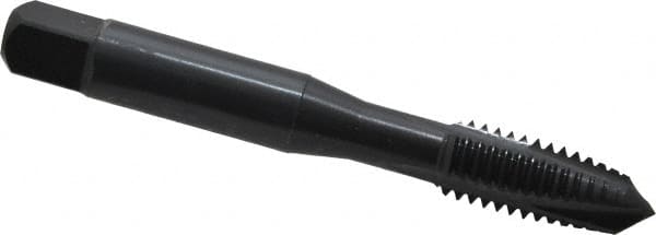 Spiral Point Tap: 3/8-16 UNC, 3 Flutes, Plug, 3B Class of Fit, Powdered Metal, Oxide Coated MPN:1758001